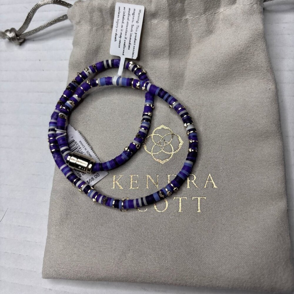 Price is firm New KENDRA SCOTT Purple Reece Wrap Bracelet